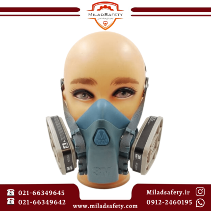 ماسک شیمیایی نیم صورت طرح 3m سری 7502